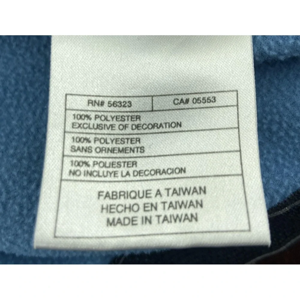 Nike ACG Jacket Men Large Blue Therma-Fit Fleece Full Zip Colorblock 2 Tone Hike